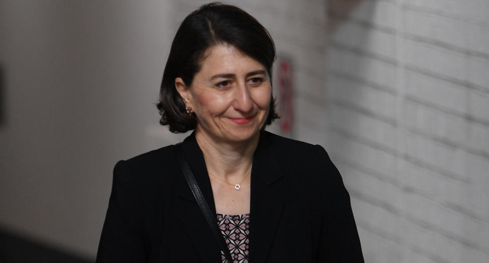 Former NSW Premier Gladys Berejiklian arrives at the Independent Commission Against Corruption (ICAC) hearing on November 1, 2021.