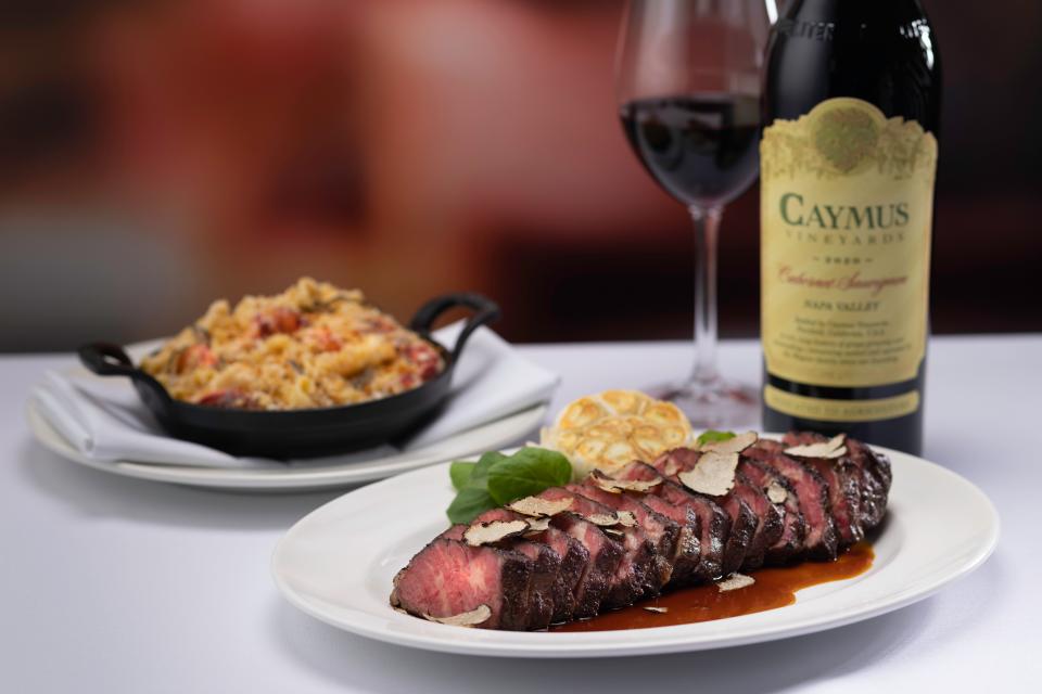 The Capital Grille will offer a 20-ounce, 30-day dry-aged New York strip with shaved black summer truffles and truffle demi for dine-in only on Father's Day.