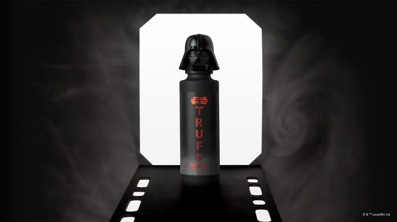 Truff Darth Vader sauce bottle