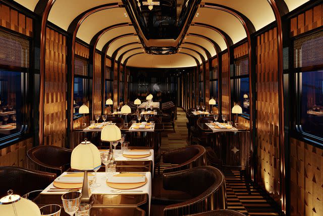<p>Maxime d&#39;Angeac/Courtesy of Orient Express, Accor</p> The new Orient Express reinterpreted by Maxime d&#39;Angeac.
