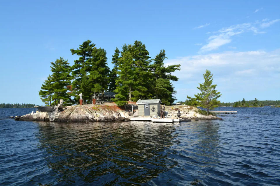 Rainy Lake Island liegt in Ontario, Kanada.  - Copyright: Private Islands Inc.