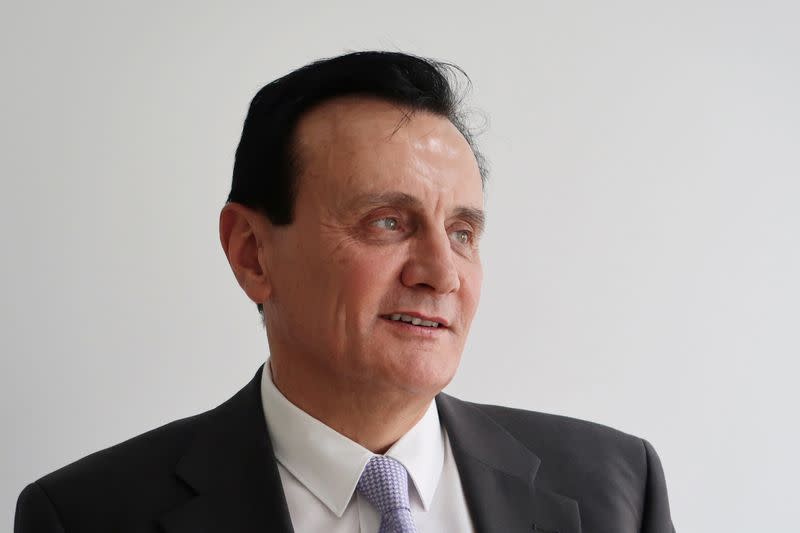 Pascal Soriot, chief executive officer of pharmaceutical company AstraZeneca, attends an interview with Reuters in Shanghai