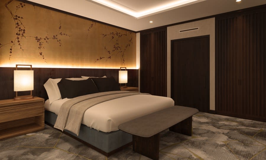 Renderings for Nobu Hotel, restaurant (Courtesy: Harrah’s New Orleans Casino and Hotel)