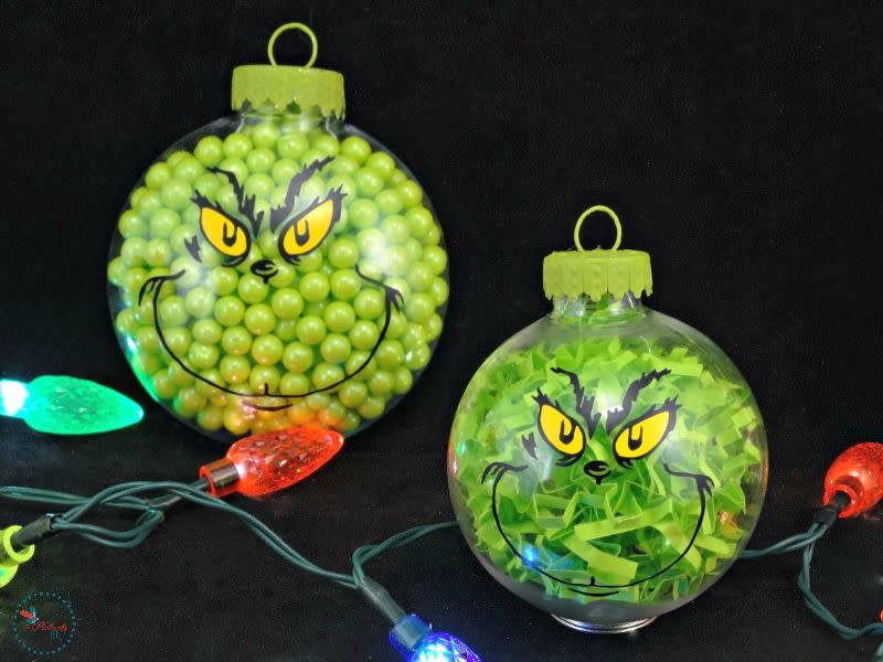 Grinch Ornaments DIY