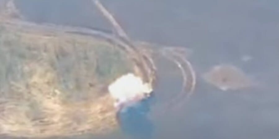 A Ukrainian kamikaze drone destroyed a rare Russian Tor air defense system