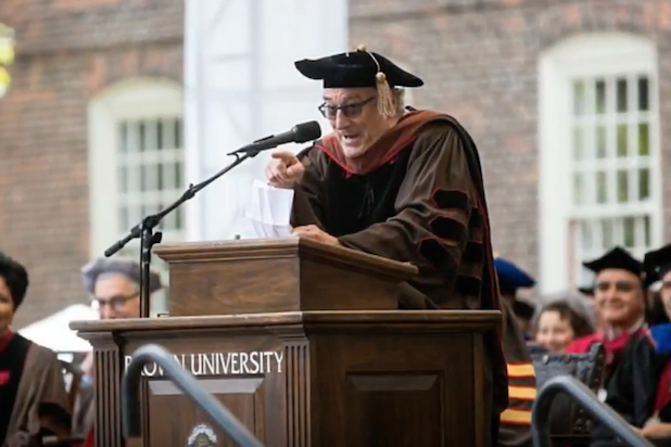 Robert De Niro blasted the current state of American affairs while speaking at Brown University. (Photo: The Wrap News)