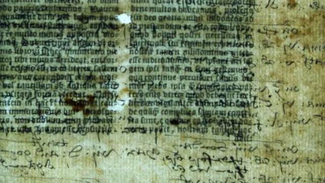 Hidden Text Found In 500-Year-Old English Bible