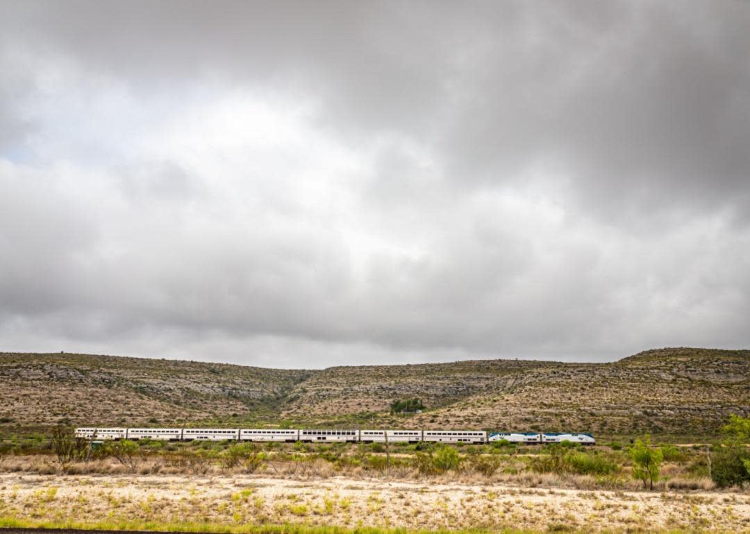 A train going through Terrell County.