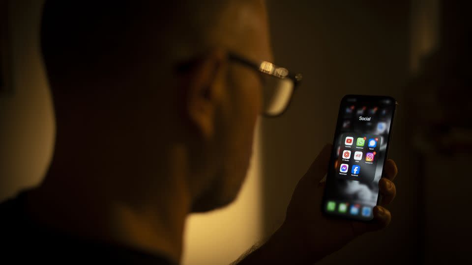 Social media applications are seen on an iPhone in this photo illustration taken on 10 November, 2023 in Warsaw, Poland. - Jaap Arriens/NurPhoto/Getty Images