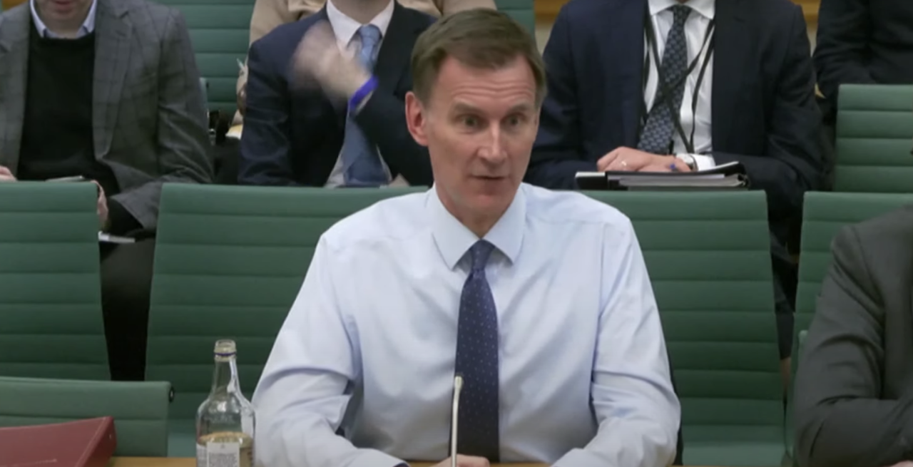  Jeremy Hunt is questioned on the spring Budget on Wednesday, 13 March, after the Conservatives' fiscal announcement last week.

The chancellor's appearance before the Treasury Committee comes after his economic proposals cleared their first Commons hurdle amid warnings that they lack a “bombshell” announcement to turn around the Tories’ election prospects. (Parliament.Tv)