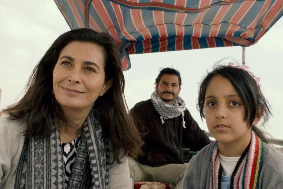 Darina Al Joundi, Ali El Kareem and Zainab Joda in Our River... Our Sky (Tull Stories)