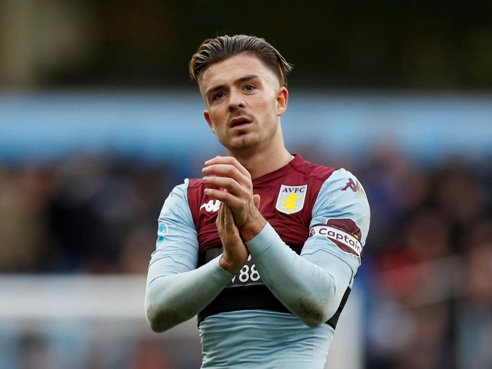 Aston Villa's Jack Grealish looks dejected: REUTERS