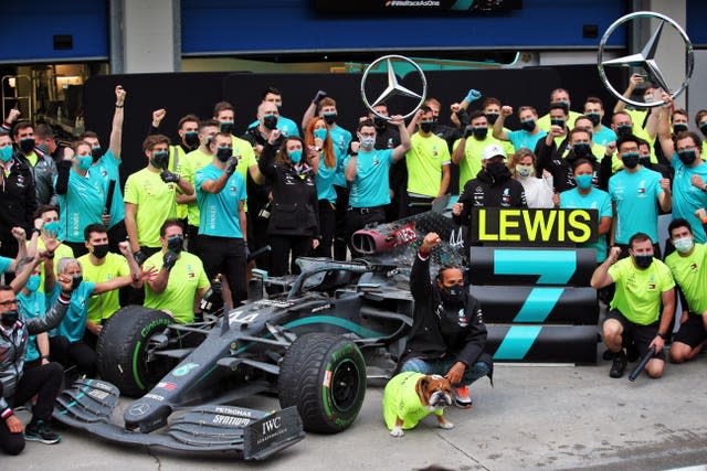 Lewis Hamilton secured his seventh world title at last November's Turkish GP