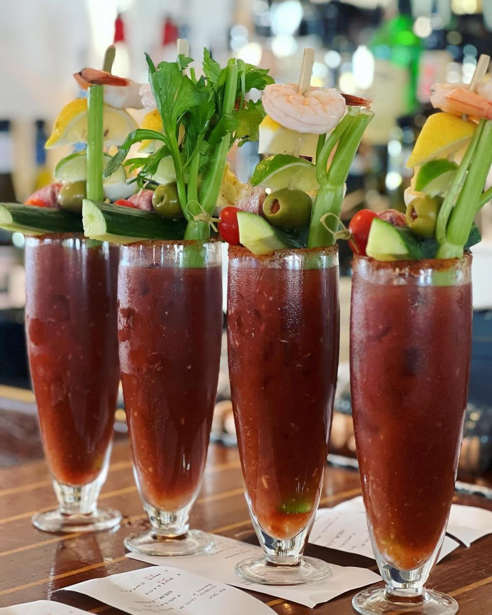 The Ultimate Bloody Marys at The Aviary Restaurant.