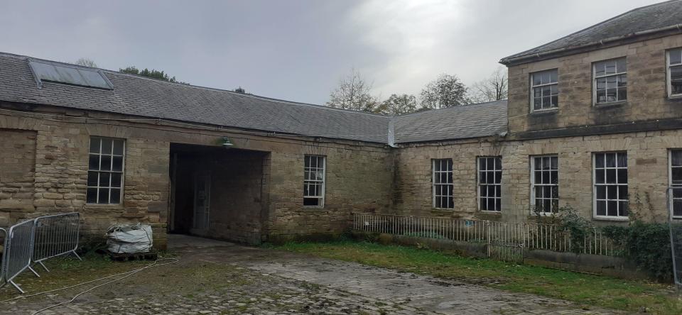 The courtyard and stables at Wentworth Woodhouse