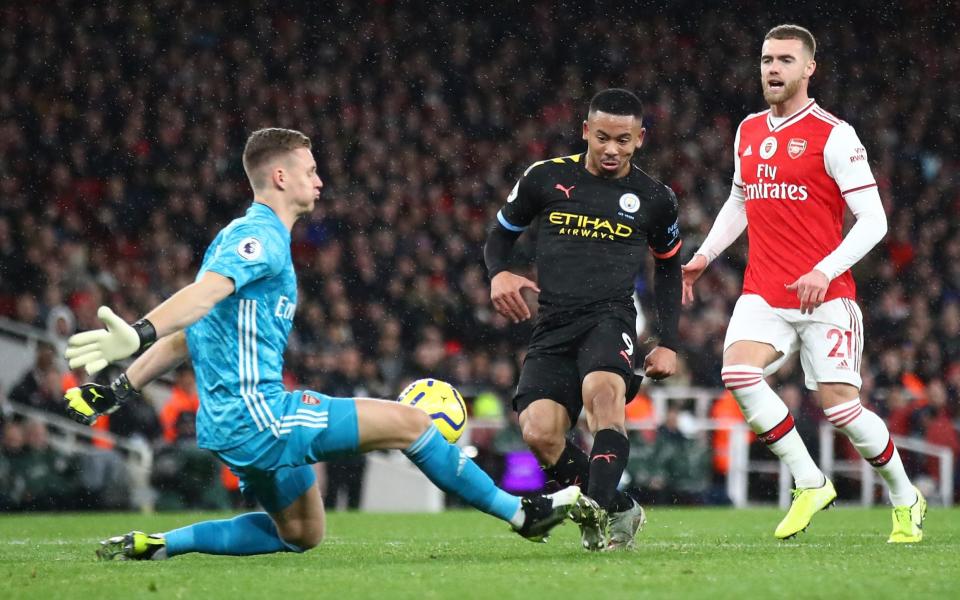 Manchester City v Arsenal action - GETTY