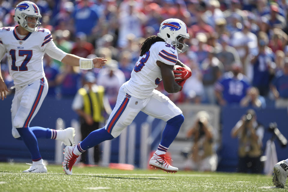 Chris Ivory unexpectedly went off at Minnesota, filling in for LeSean McCoy. (AP Photo/Adrian Kraus)