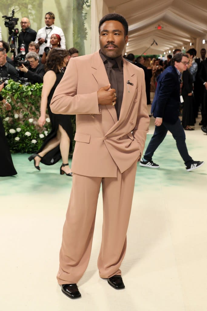 Donald Glover attends The 2024 Met Gala Celebrating "Sleeping Beauties: Reawakening Fashion" at The Metropolitan Museum of Art on May 06, 2024 in New York City.