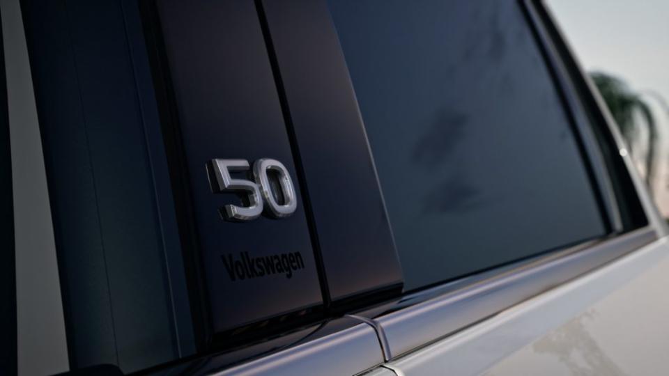 B柱上的立體50字樣徽飾為Golf Edition 50外觀特徵。(圖片來源/ Volkswagen)