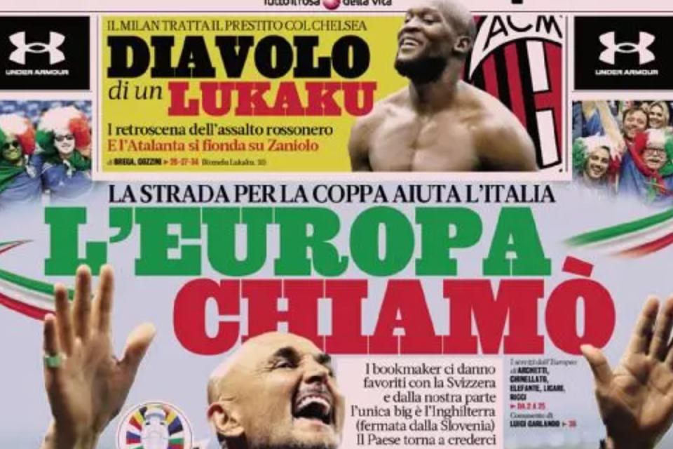Today’s papers: Spalletti torment, tension and joy, Milan want Lukaku