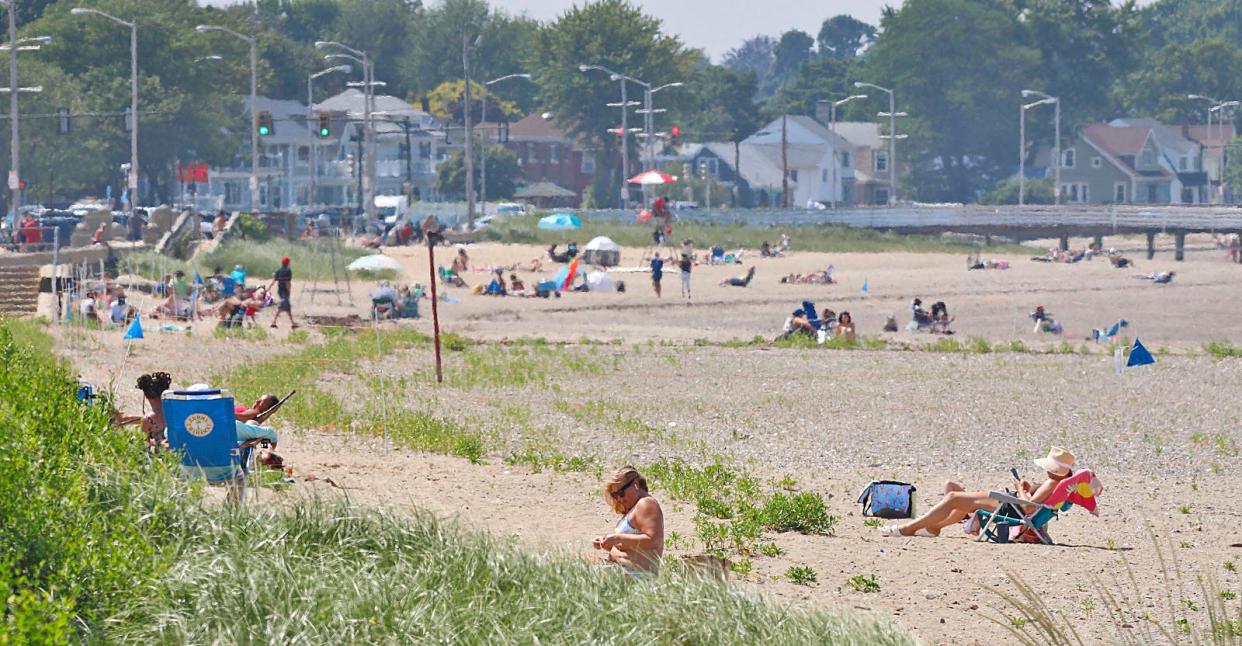 Wollaston Beach in Quincy and Houghton Pond's in Milton were closed to swimming due to high bacterial levels as of Monday, June 17.
