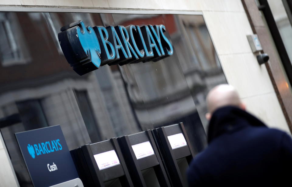 A branch of Barclays Bank is seen, in London, Britain, February 23, 2022.  REUTERS/Peter Nicholls