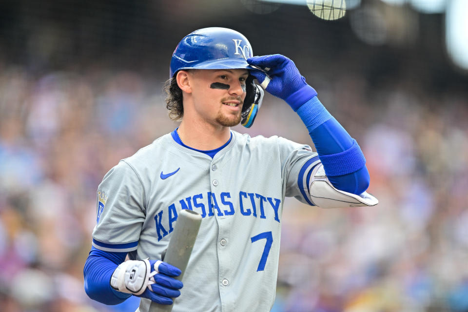 Bobby Witt Jr. is an All-Star and a Home Run Derby participant. (Dustin Bradford/Icon Sportswire via Getty Images)