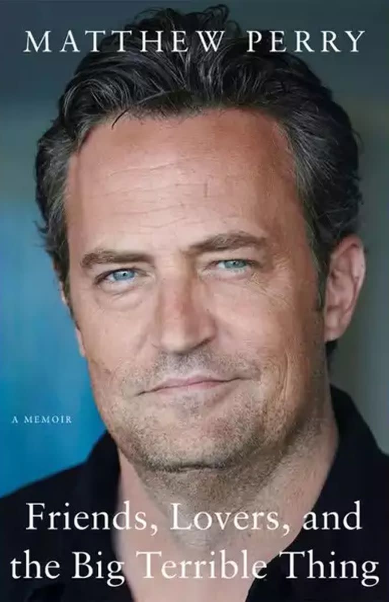 La tapa del libro de Matthew Perry 