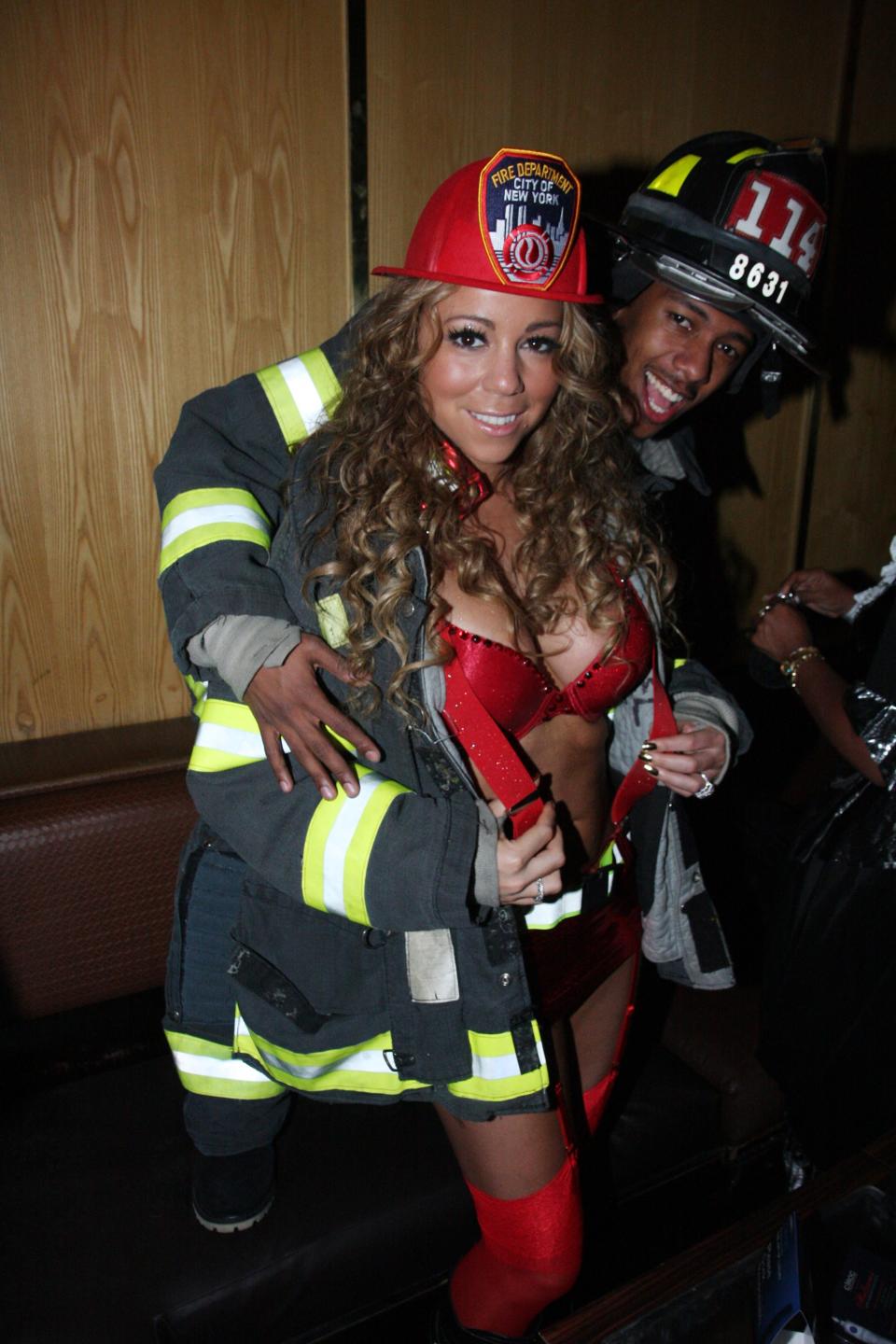 Mariah Carey and Nick Cannon: Firefighters