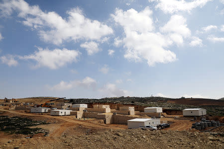 FILE PHOTO: A general view of Amichai, a new settlement which will house some 300 Jewish settlers evicted in February 2017 from the illegal West Bank settlement of Amona, in the Israeli occupied West Bank, February 22, 2018. REUTERS/Ammar Awad/File Photo