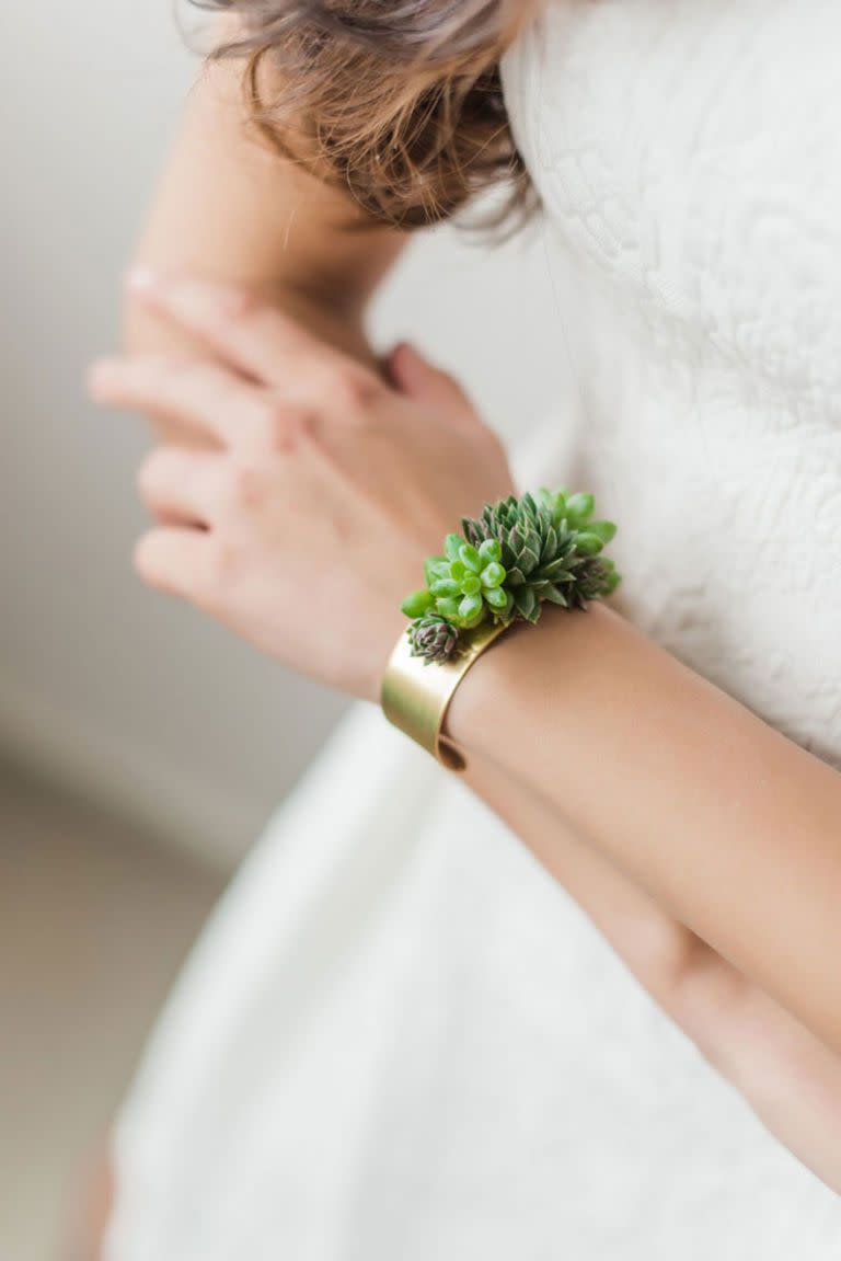10) Succulent jewelry is a thing - and it grows as you wear it.