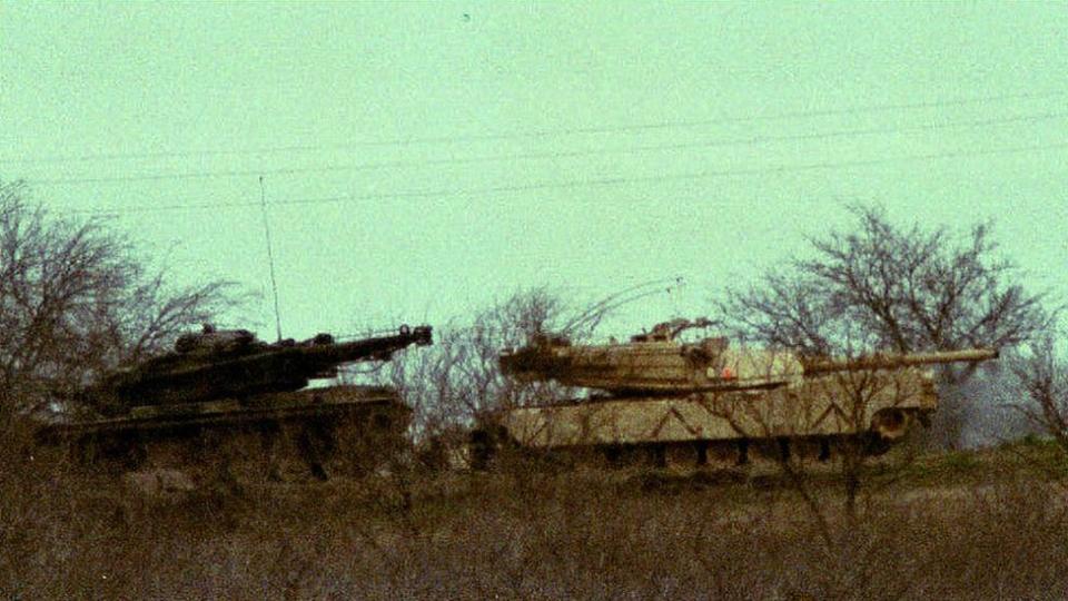 Tanques en Waco