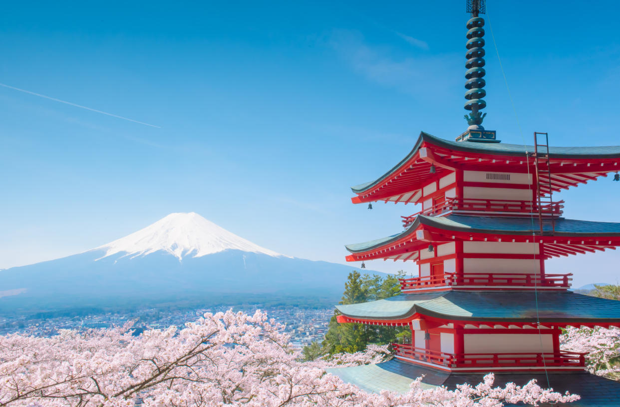 Chureito Pagoda and Mount Fuji. (PHOTO: Getty Images)