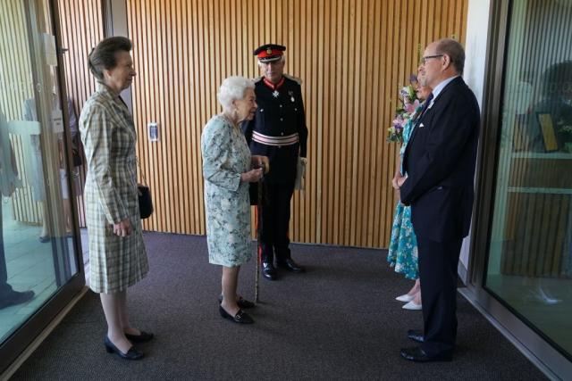 Queen Elizabeth Steps Out for a Surprise Royal Mother-Daughter