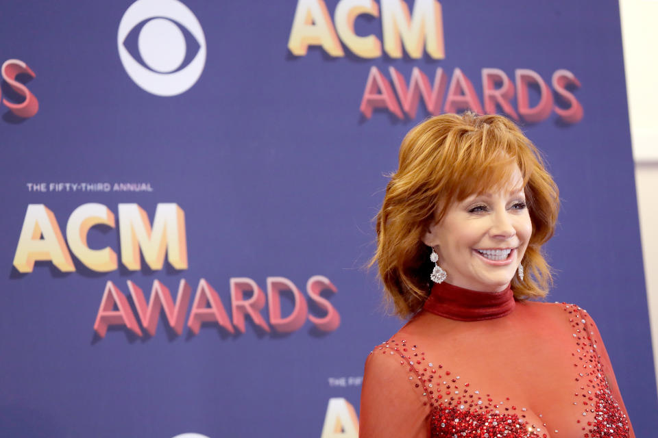 Reba McEntire on the red carpet at the 2018 ACM Awards. <i>(Getty Images)</i>