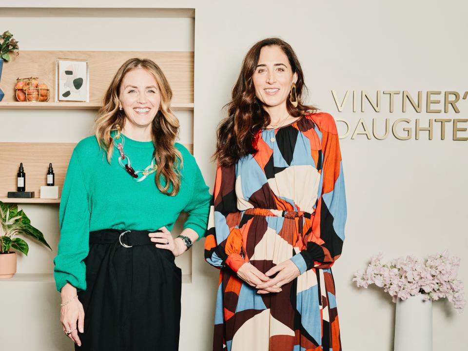 Chloe and April made sure the space showcased the perfect pairing of neutrals, plus a slew of vintage finds.