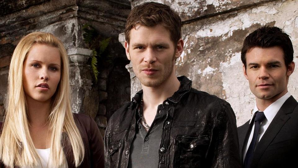 Rebekah, Klaus, and Elijah Mikaelson from The Originals.