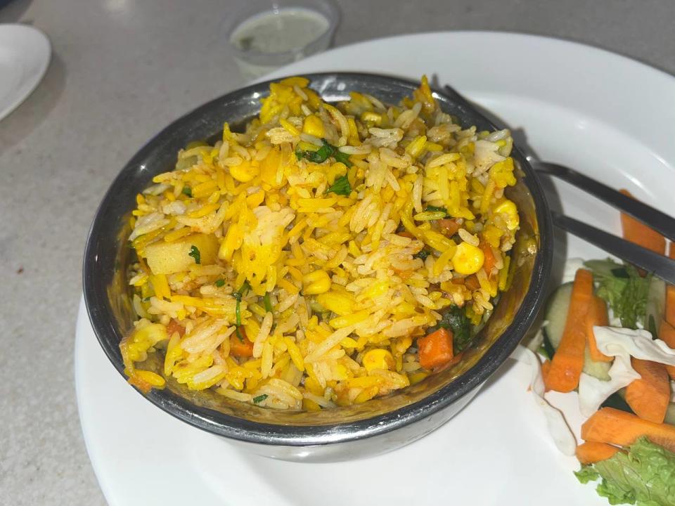 Food court - vegetable briyani