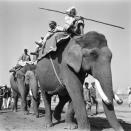 Not originally published in LIFE. Scene during the Kumbh Mela, India, 1953. (James Burke—Time & Life Pictures/Getty Images) <br> <br> <a href="http://life.time.com/culture/kumbh-mela-rare-photos-from-an-ancient-religious-festival-1953/#1" rel="nofollow noopener" target="_blank" data-ylk="slk:Click here to see the full collection at LIFE.com;elm:context_link;itc:0;sec:content-canvas" class="link ">Click here to see the full collection at LIFE.com</a>