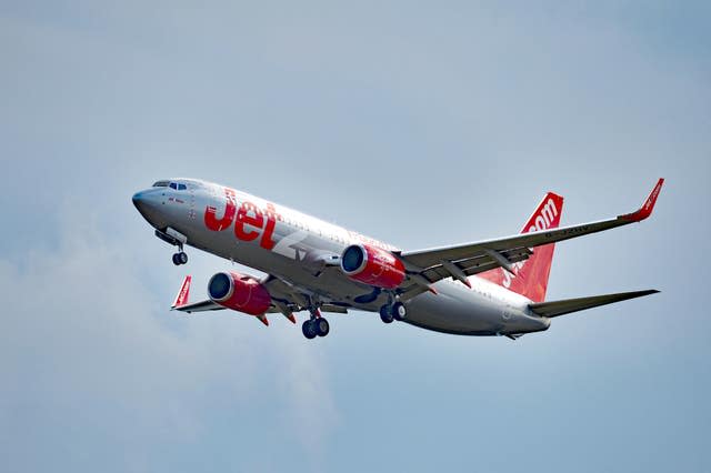 Jet2 came out joint top of the table (Nicholas.T.Ansell/PA)