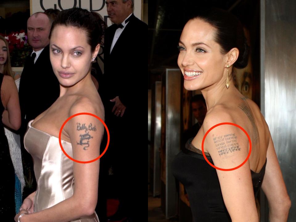 angelina jolie tattoos skitch