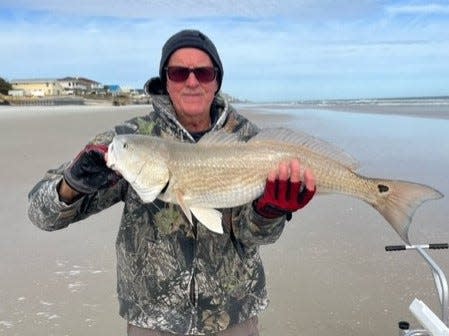 It's "Mailman Bob" with a chunky red pulled from the surf this week.