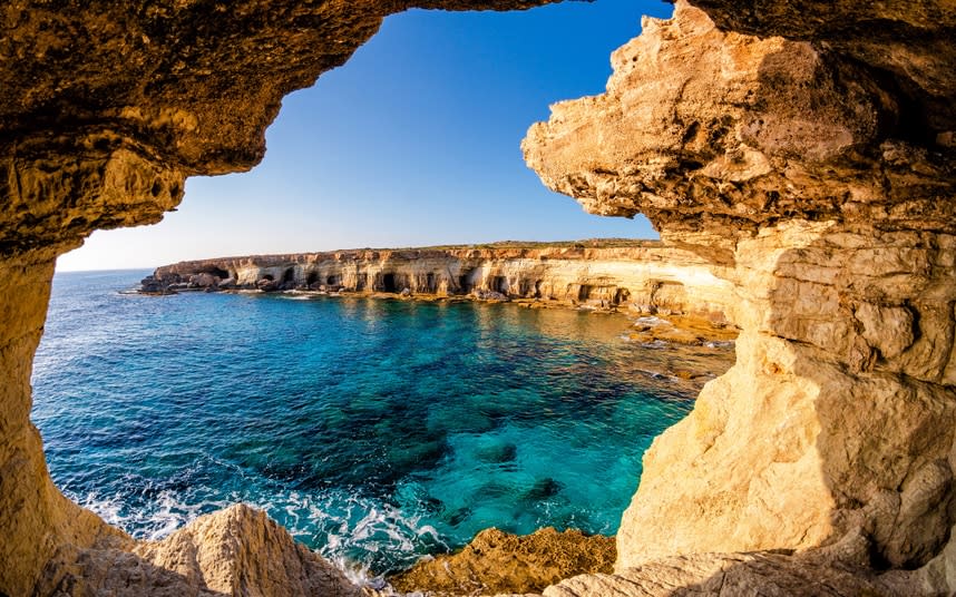 Cyprus sea caves - Credit: ©abayuka10 - stock.adobe.com