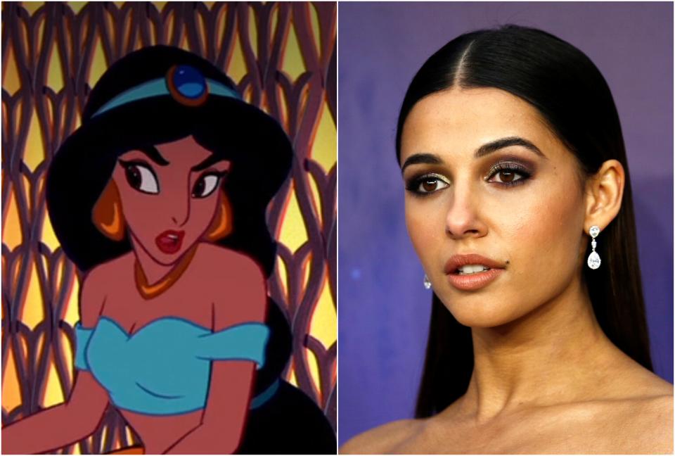 <p>El director Guy Ritchie estará contento con el <em>casting</em> porque Naomi Scott se parece mucho a la princesa Jasmín. (Foto: Walt Disney Pictures / Henry Nicholls / Reuters)</p> 