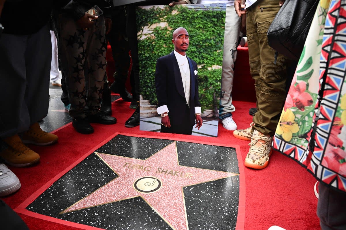 Tupac Shakur was shot and killed in 1996 (Robyn Beck / AFP via Getty Images)