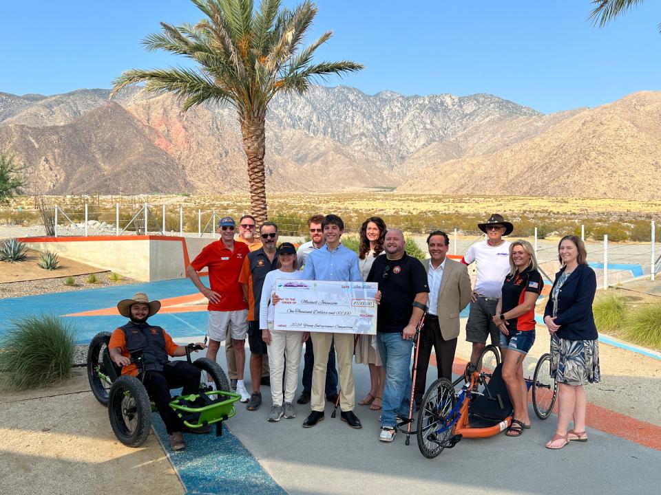 Friends of CV Link honored Maxwell Johansson, a junior at Rancho Mirage High School, as its inaugural Young Entrepreneur at a special ceremony on Thursday, July 11, 2024 in Palm Springs.