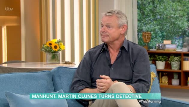 Martin Clunes on This Morning (Photo: ITV)