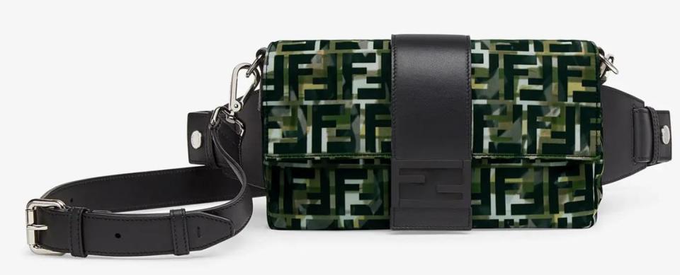 Baguette nylon belt bag, $2,490. Fendi. 150 Northeast 40th Street, Design District; 786-655-5400. 