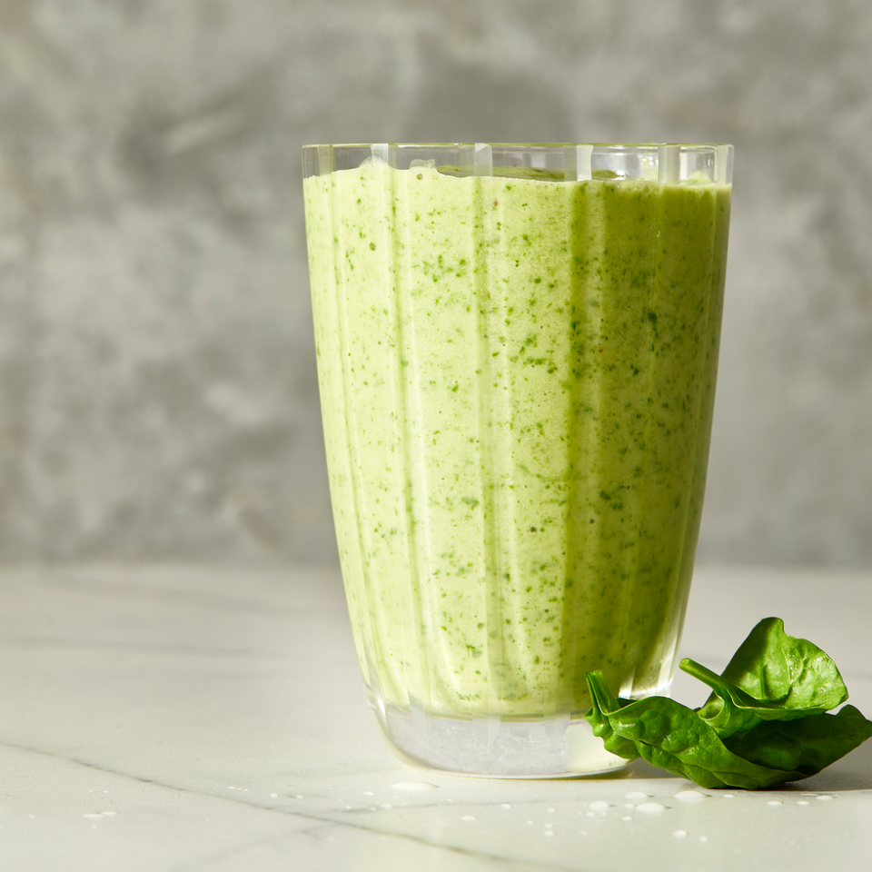 <p>Coconut milk adds slightly sweet, tropical taste to this pineapple-spinach blend.</p><p>Get the<strong> <a href="https://www.prevention.com/food-nutrition/recipes/a37349146/green-pineapple-coconut-smoothie-recipe/" rel="nofollow noopener" target="_blank" data-ylk="slk:Green Pineapple Coconut Smoothie recipe;elm:context_link;itc:0;sec:content-canvas" class="link ">Green Pineapple Coconut Smoothie recipe</a> </strong>from Prevention. </p><p><strong>RELATED: </strong><a href="https://www.goodhousekeeping.com/food-recipes/g29591129/easy-spinach-recipes/" rel="nofollow noopener" target="_blank" data-ylk="slk:32 Delicious Spinach Recipes That Even Spinach Haters Will Love;elm:context_link;itc:0;sec:content-canvas" class="link ">32 Delicious Spinach Recipes That Even Spinach Haters Will Love</a></p>