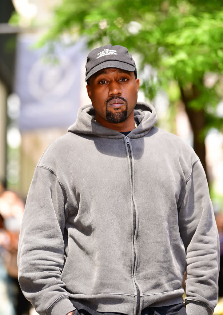 Kanye West visits Cipriani Downtown on June 15, 2018, in New York City. (Photo: James Devaney/GC Images)